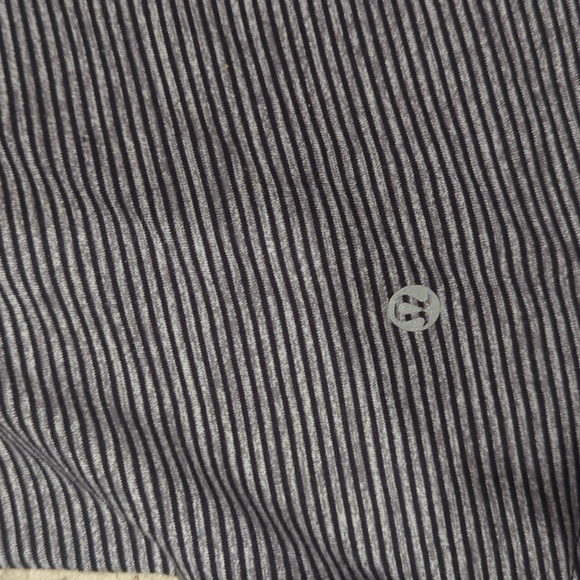 Lululemon Kanto Catch Me 1/2 Zip Stripe Black /grey - Picture 5 of 12